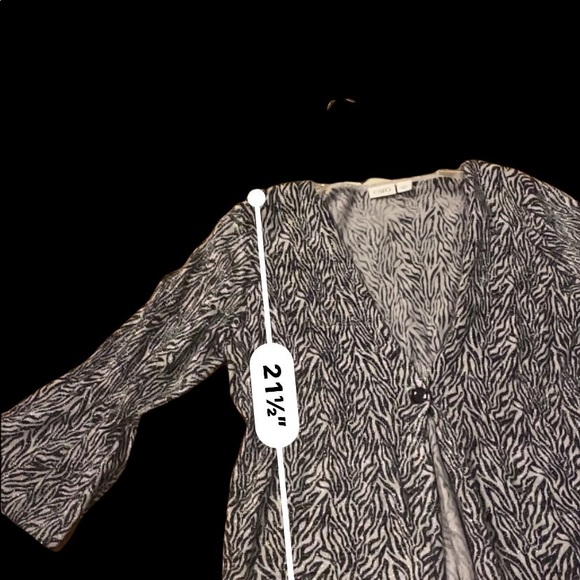 CATO Zebra Print Cardigan - Picture 7 of 9